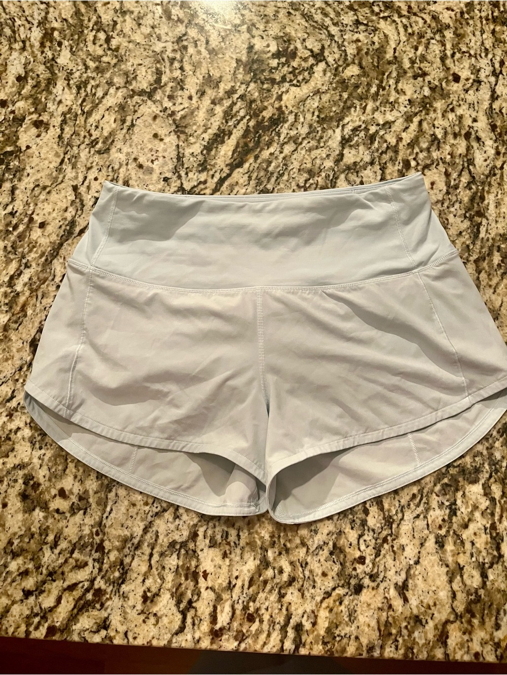 lululemon athletica Light Blue Running Shorts size 6